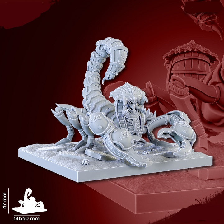 Undead Pharaohs Undead Scorpion | 28mm Heroic-Scale Fantasy Monster Miniatures