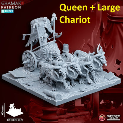 Undead Pharaohs Heroes | 28mm Heroic-Scale Fantasy Infantry Miniatures