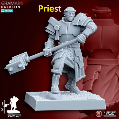 The Human Empire Heroes | 28mm Heroic-Scale Fantasy Infantry Miniatures