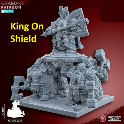 Dwarf Clan Heroes | 28mm Heroic-Scale Fantasy Infantry Miniatures