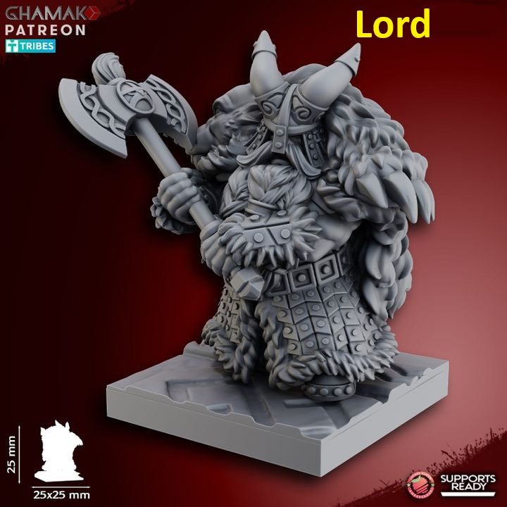 Dwarf Clan Heroes | 28mm Heroic-Scale Fantasy Infantry Miniatures
