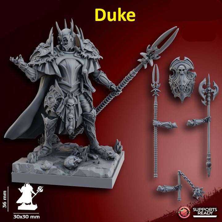 Vampire Hero Miniature | 28mm Heroic-Scale Fantasy Infantry Miniatures