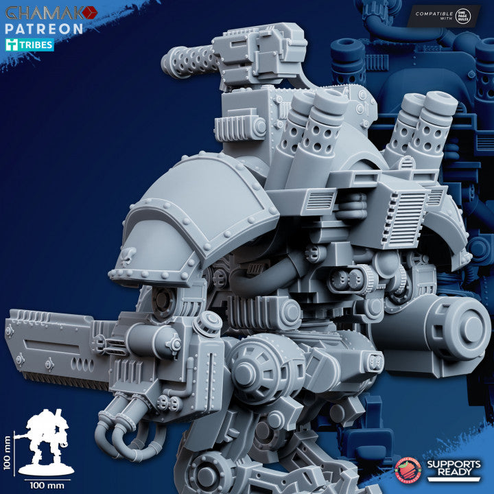 Bellatorius Titan Miniature | 32/28mm Heroic-Scale Sci-Fi War Engine