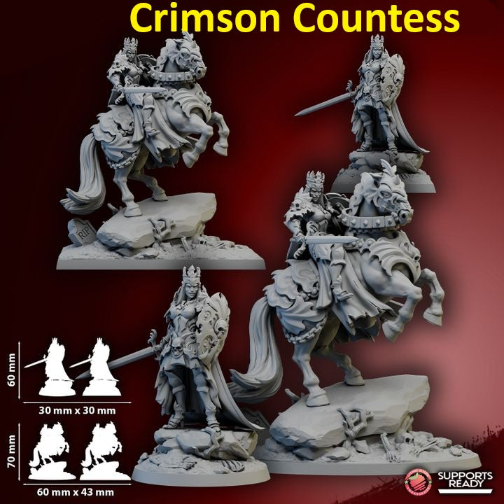 Vampire Hero Miniature | 28mm Heroic-Scale Fantasy Infantry Miniatures