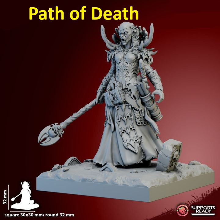 Vampire Hero Miniature | 28mm Heroic-Scale Fantasy Infantry Miniatures
