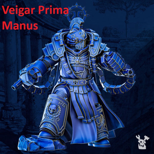 Legio Prima Heroes | 32/28mm Heroic-Scale Sci-Fi Heavy Power Armour Infantry Leader