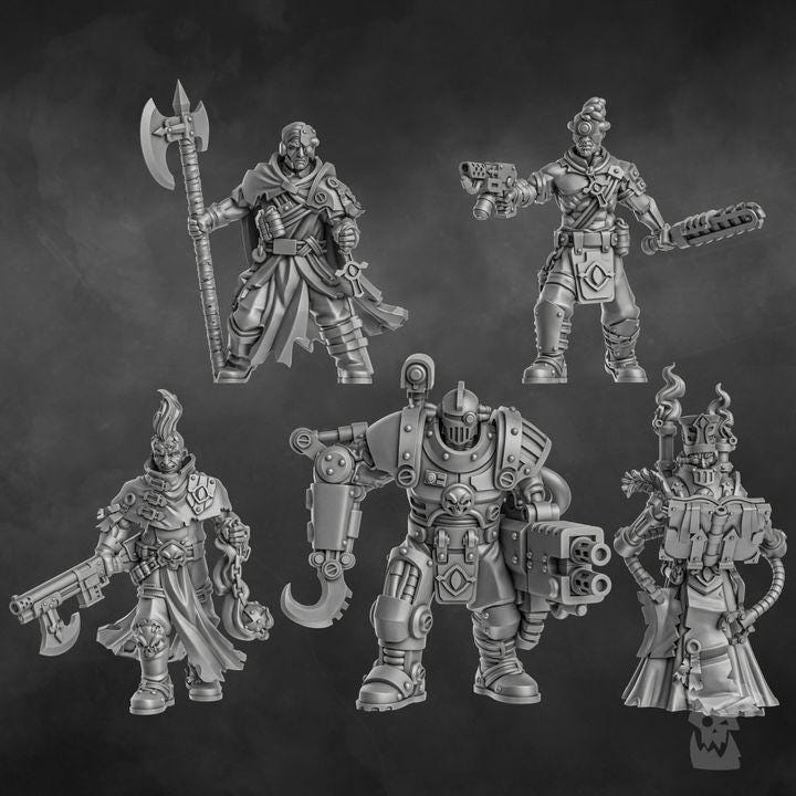 Holy Department of Heretical Investigations | 32/28mm Heroic-Scale Sci-Fi  Infantry Miniatures
