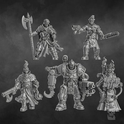 Holy Department of Heretical Investigations | 32/28mm Heroic-Scale Sci-Fi  Infantry Miniatures