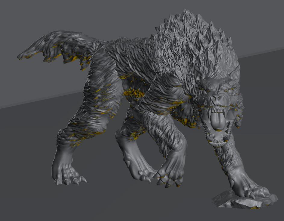 Feral Wolves | 28mm Scale Fantasy Beast Miniatures