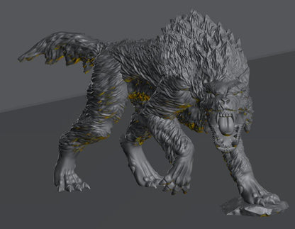 Feral Wolves | 28mm Scale Fantasy Beast Miniatures