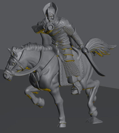 Oathbreaker Elven Horn | 28mm Scale Fantasy Infantry Miniatures