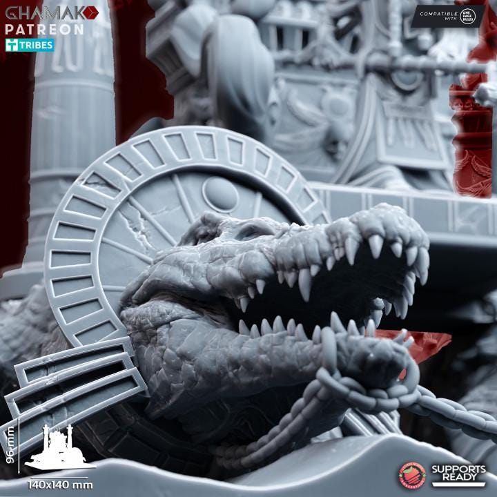Undead Pharaohs Receptacle of Souls | 28mm Heroic-Scale Fantasy War Machine Miniatures