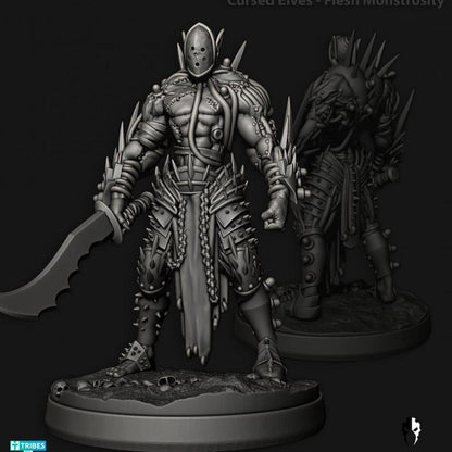 Cursed Elves/Tech Pirates Monstrosities | 32/28mm Heroic-Scale Sci-Fi Infantry Miniatures