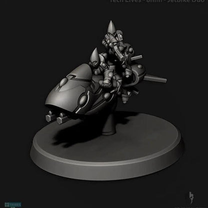 Tech Elves Jetbikes | 8mm Epic Scale Sci-Fi Bike Miniatures