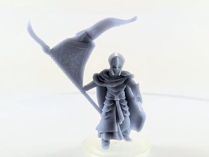 Oathbreaker Elven Banner | 28mm Scale Fantasy Infantry Miniatures
