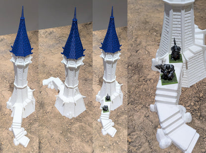 Elven Buildings | 32/28mm Wargaming Scenery and Miniature Terrain