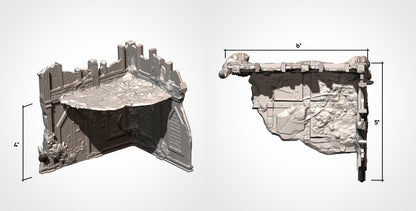 Infected Ruins | 32/28mm Wargaming Scenery and Miniature Terrain
