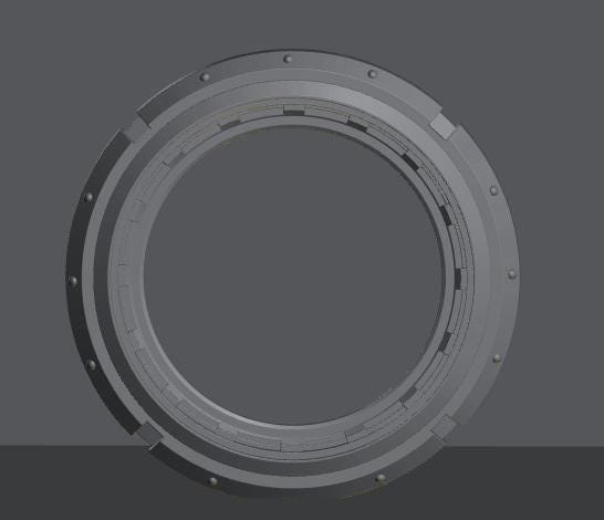 Fleet Scale Space Gate | Space Fleet Scale Sci-Fi Miniatures