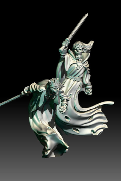 Undead Horde Ghosts | 28mm Scale Fantasy Infantry Miniatures