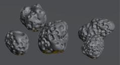 Fleet Scale Asteroids | Space Fleet Scale Sci-Fi Miniatures
