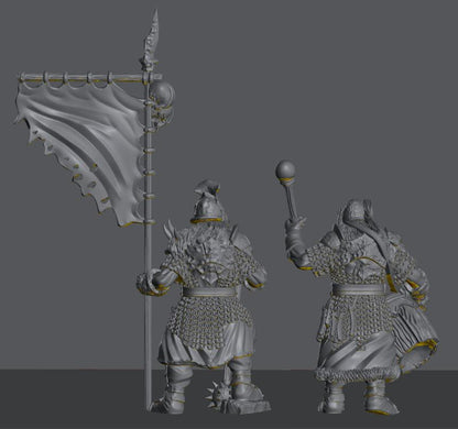 Orc Command | 28mm Scale Fantasy Infantry Miniatures