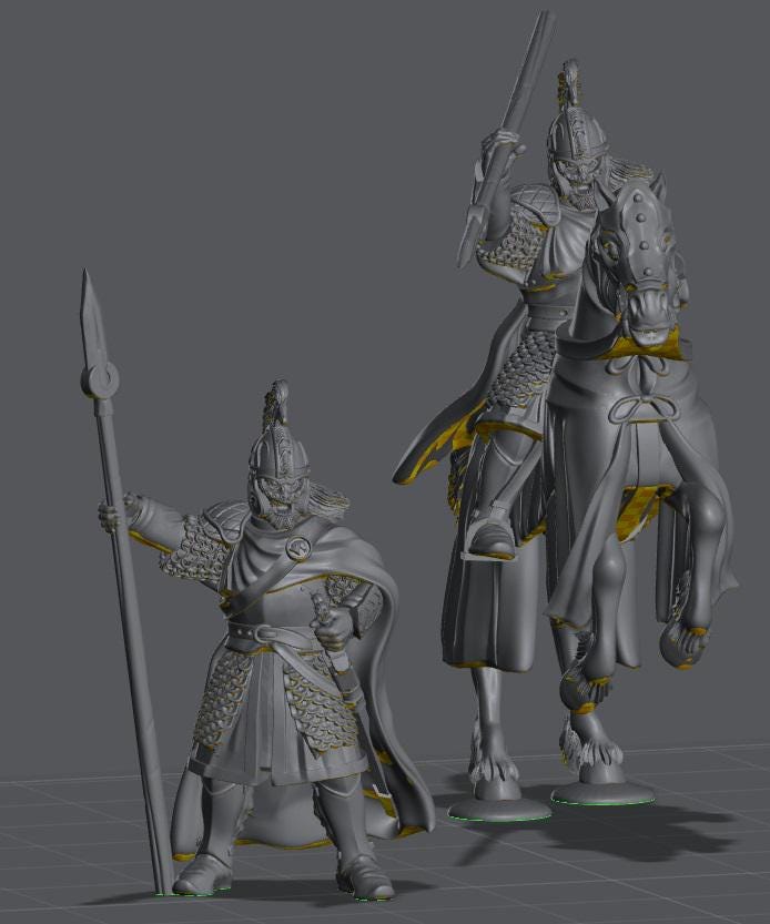 Horse Lords Prince | 28mm Scale Fantasy Infantry Miniatures