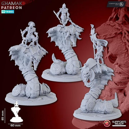 Undead Pharaohs Apophis Knights/Necropolis Guards | 28mm Heroic-Scale Fantasy Monster Miniatures
