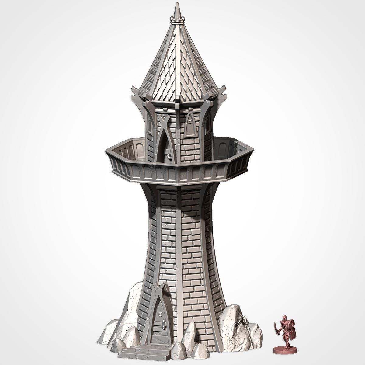 Elven Buildings | 32/28mm Wargaming Scenery and Miniature Terrain