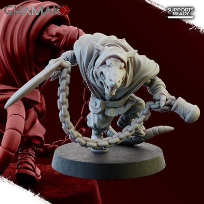 Ratmen Ninja Rats | 28mm Heroic-Scale Fantasy Infantry Miniatures