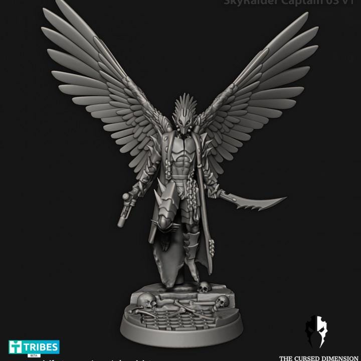 Cursed Elves Sky Raiders | 32/28mm Heroic-Scale Sci-Fi Miniatures