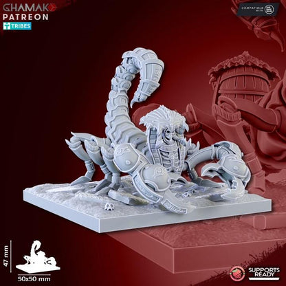 Undead Pharaohs Undead Scorpion | 28mm Heroic-Scale Fantasy Monster Miniatures