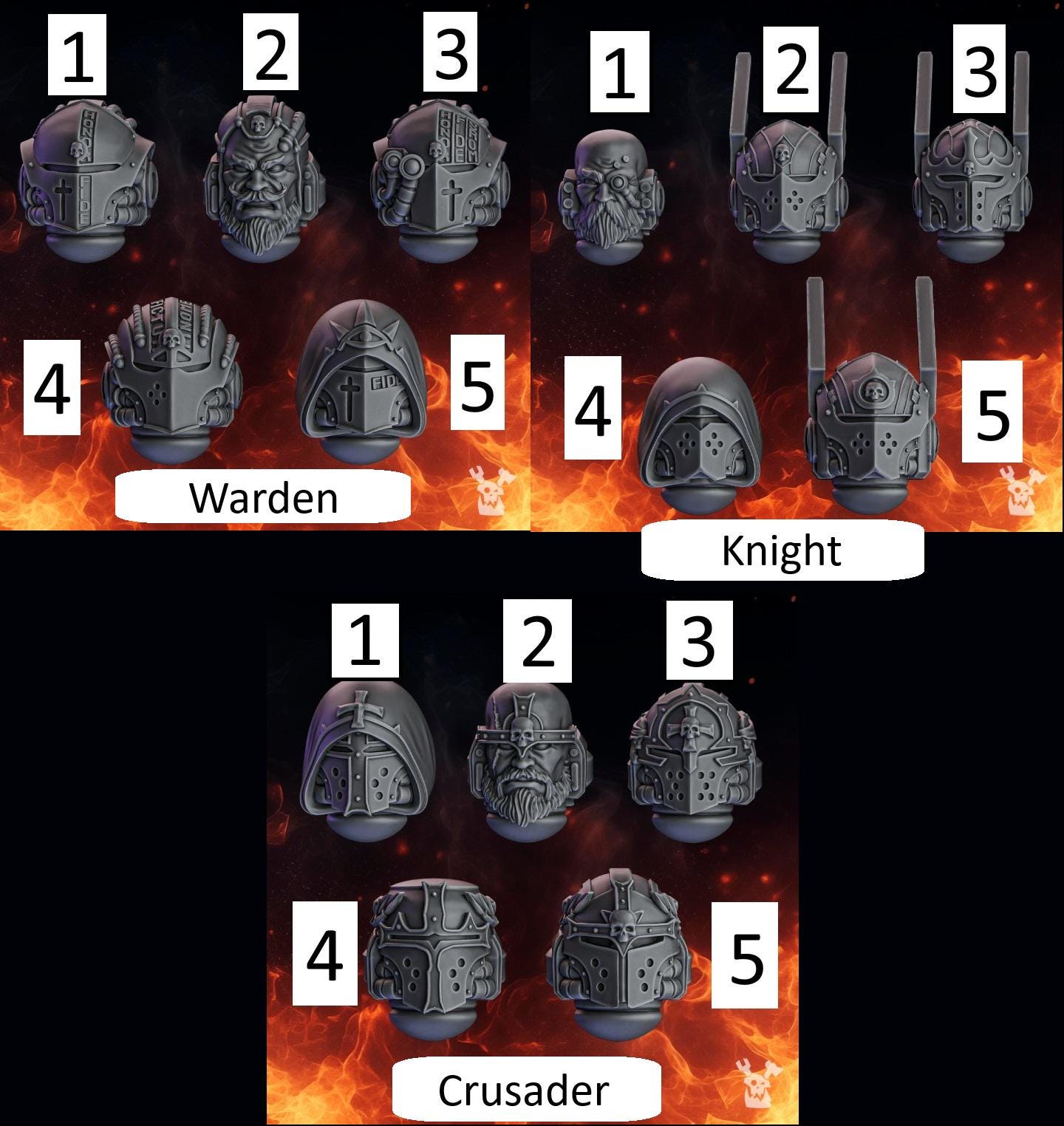 Pactum Aeternum Conversion Bits | Weapons, Shield and Armour Accessories for 28-32mm Sci-Fi Miniatures