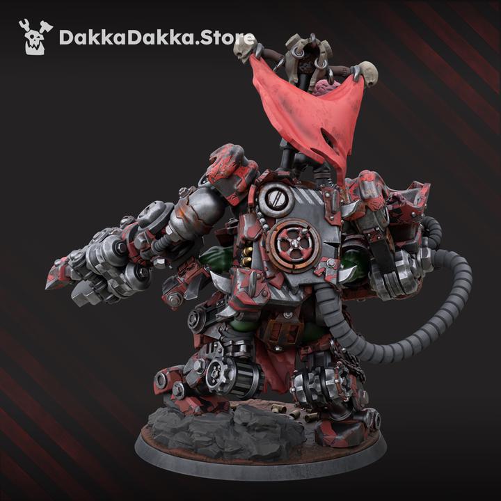 Porkaz Gharghkool 'Da Big Wrecka | 32/28mm Heroic-Scale Sci-Fi Heavy Infantry Miniatures