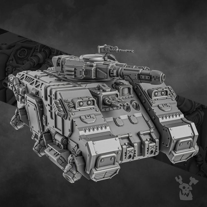 Repeller | 32/28mm Heroic-Scale Sci-Fi Hover Tank