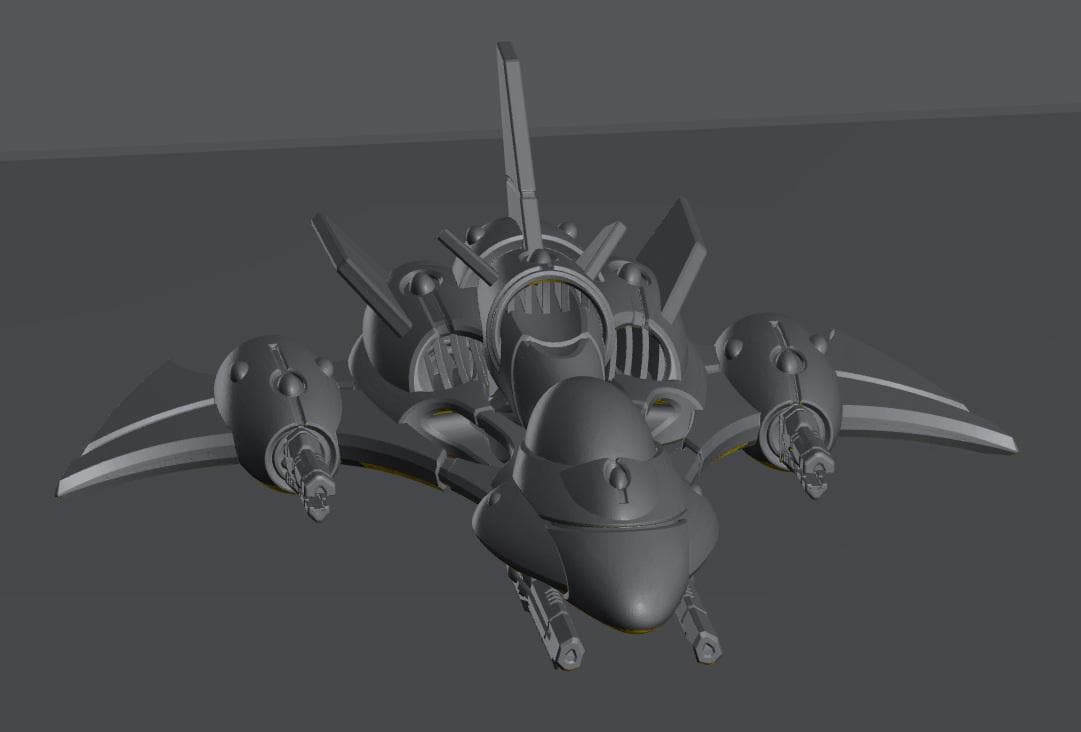 Tech Elves Fighters | 8mm Epic Scale Sci-Fi Vehicle Miniatures