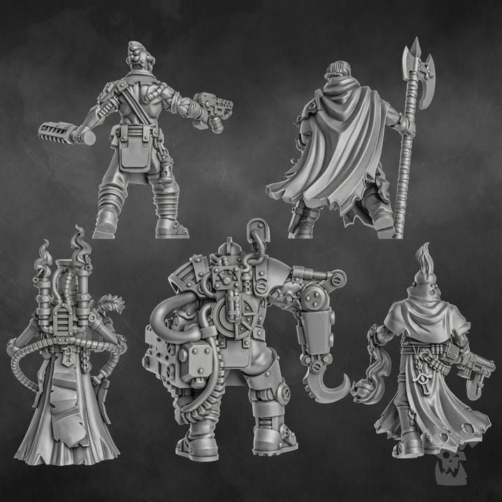 Holy Department of Heretical Investigations | 32/28mm Heroic-Scale Sci-Fi  Infantry Miniatures