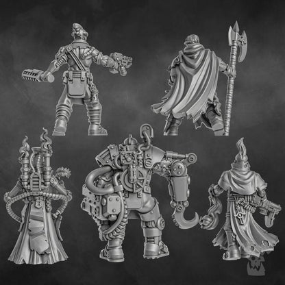 Holy Department of Heretical Investigations | 32/28mm Heroic-Scale Sci-Fi  Infantry Miniatures