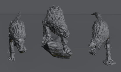 Feral Wolves | 28mm Scale Fantasy Beast Miniatures