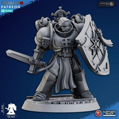 Temple Militum Sanctified Crusaders | 32/28mm Heroic-Scale Sci-Fi Infantry
