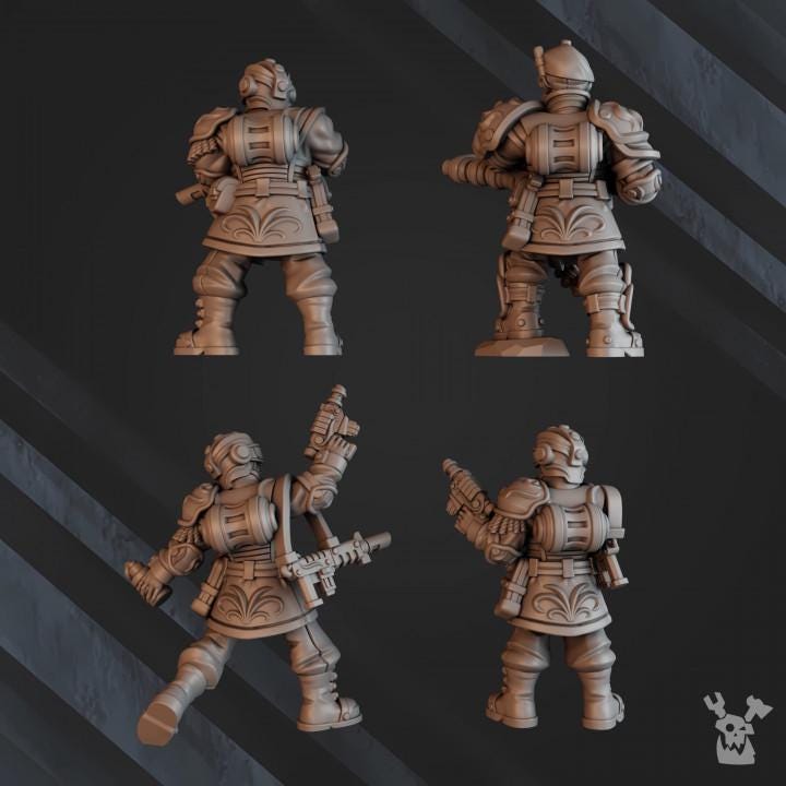 Dashing Nebula Syndicate | 32/28mm Heroic-Scale Sci-Fi  Infantry Miniatures