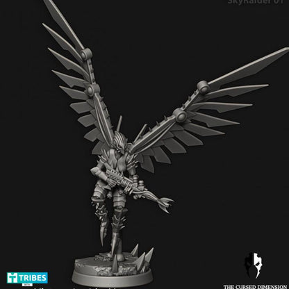 Cursed Elves Sky Raiders | 32/28mm Heroic-Scale Sci-Fi Miniatures