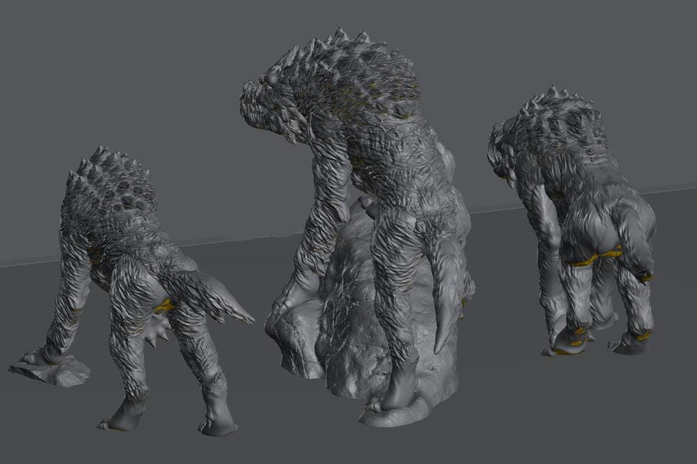 Feral Wolves | 28mm Scale Fantasy Beast Miniatures