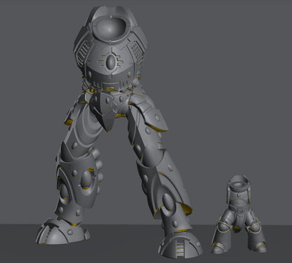 Tech Elves Super Titan | 8mm Epic Scale Sci-Fi Titan Miniature