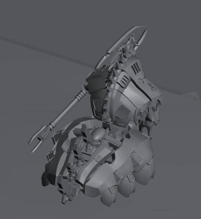 Undying Flying Lord | 32/28mm Heroic-Scale Sci-Fi Jetbike Miniatures