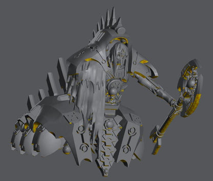 Undying Flying Lord | 32/28mm Heroic-Scale Sci-Fi Jetbike Miniatures