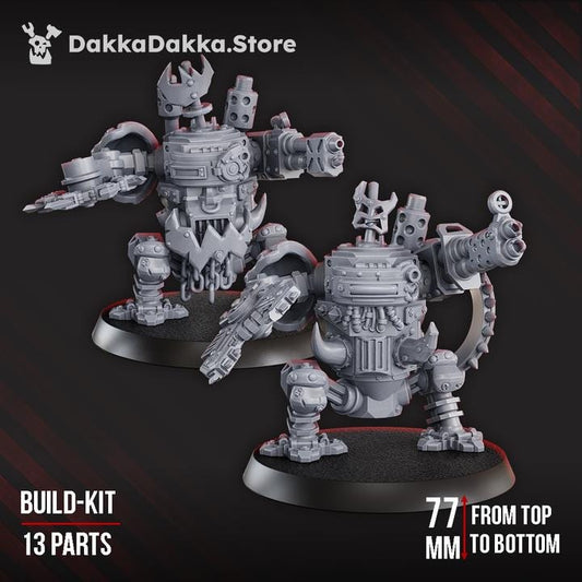 Porkaz Slasher Noids | 32/28mm Heroic-Scale Sci-Fi Walker Miniatures