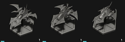 Cursed Elves Fighters | 8mm Epic Scale Sci-Fi Vehicle Miniatures