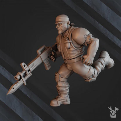 Green Hell Division Commando Squad | 32/28mm Heroic-Scale Sci-Fi Infantry