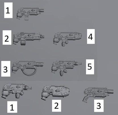 Stormbringer Conversion Bits | Weapons, Shield and Armour Accessories for 28-32mm Sci-Fi Miniatures