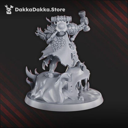 Iskra Nova The Firestorm | 32/28mm Heroic-Scale Sci-Fi Heavy Power Armour Infantry Leader